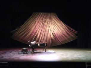 Large Translucent Silver Drapes