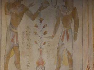 Painted Canvas Cloth - Ancient Egyptian Wall Hanging