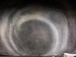 Sharks Tooth Gauze - Sprayed with stormy cloud swirl