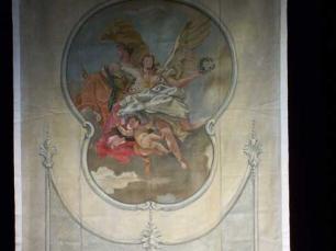 Painted Gauze Panel - Angels & Cherubs