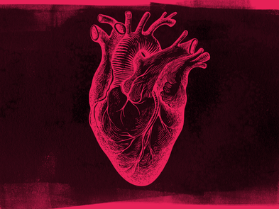 Red heart vessel